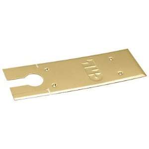 CRL Polished Brass Cover Plates for 8500 Series Floor Mounted Closer 