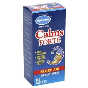  Hylands Calms Forte, Sleep Aid, Tablets, 100 ct. Health 