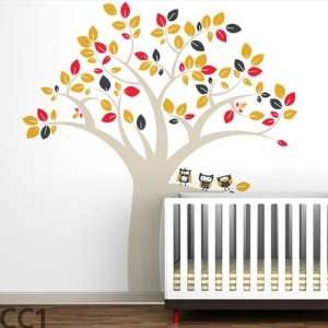  Owl Tree Extra Large Wall Decal: Home & Kitchen