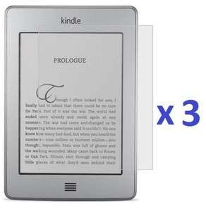   LCD SCREEN PROTECTOR GUARD FILM COVER FOR LATEST  KINDLE TOUCH