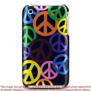  Peace Sign Premium Hard Skin Cover Case for Iphone 3g/3gs 