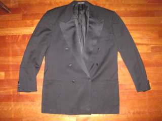 Mani by Giorgio Armani double breasted tuxedo jacket evening coat 