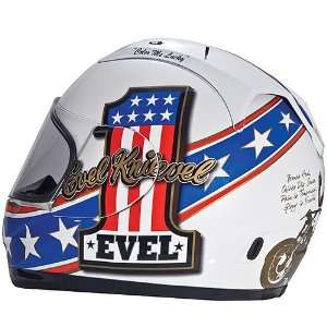   Full Face Motorcycle Helmet   Evel Knievel X Large Automotive
