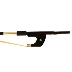  Glasser Round Carbon Composite Bass Bow   1/2, German Frog 