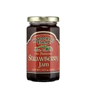 Kozlowski Farms Jam, Strawberry, 10.5 Ounce  Grocery 