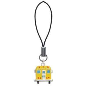  Back of School Bus Cell Phone Charm Arts, Crafts & Sewing