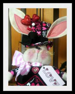 this is the pattern for my valentine s day bunny shelf sitter that 