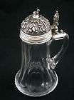 Antique Bohemia Glass Decanter Orig. Stopper Red Beauty items in 