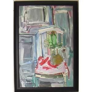 Chair Still Life, Original Oil Painting By Carmel Artist Anthony Rappa 