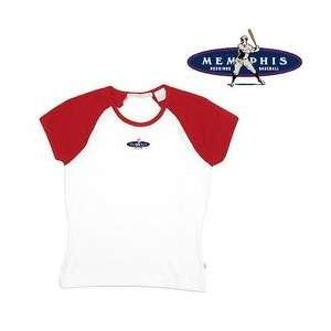  Memphis Redbirds Womens All Star Cap Sleeve T shirt by 