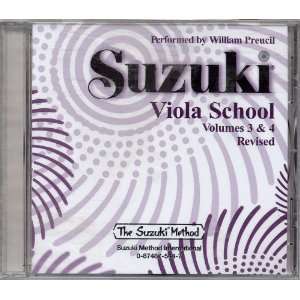  Alfred Suzuki Viola School Volumes 3 & 4 (CD) Musical 