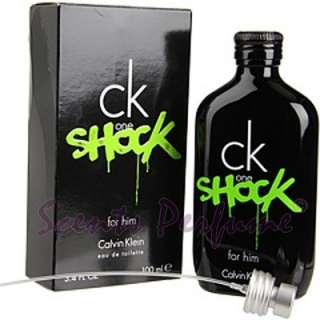 CK ONE SHOCK FOR HIM   CALVIN KLEIN Men 6.7 oz EDT Spray * NEW IN BOX 