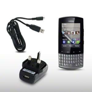  NOKIA ASHA 303 USB MAINS ADAPTER WITH MICRO USB CABLE BY 