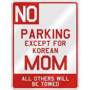   FOR KOREAN MOM  PARKING SIGN COUNTRY NORTH KOREA