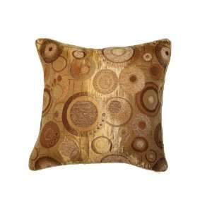  Chenille Candy 17 X 17 Decorative Throw Pillow   Gold 