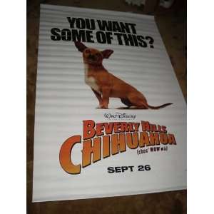  Beverly Hills Chihuahua Movie Theater Display Banner 