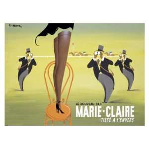  Marie Claire Giclee Poster Print by Pierre Fix Masseau 