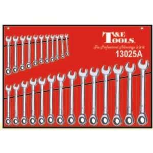   Tools 25 Pc. Metric Tiger Tooth Ratchet Wrench Set