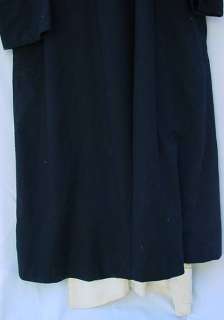 Estate Anglican Bishop Cassock Vestment Black with Embroidered Rochet 