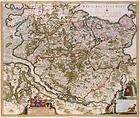 1688 map duchy Mecklenburg Northern Germany Wit 216  