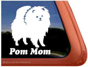   ~ High Quality Pomeranian Dog Auto Vinyl Window Sticker Decal  