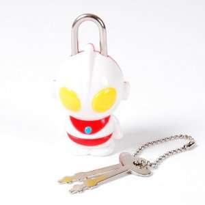  Ultraman Figure Safe Lock Key Security Silver: Office 