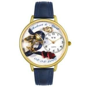  His Wedding Watch Gold Marriage Groom Clock Vows Gift 