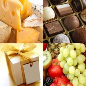 Cheese, Chocolate and Fruit of the Month Club   A Unique Gift   3 