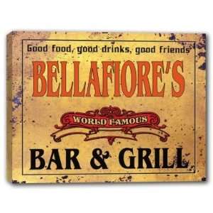  BELLAFIORES Family Name World Famous Bar & Grill 