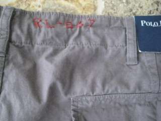   42X30 Men $125 NWT Cargo Pants Gray NEW Lightweight Cotton  