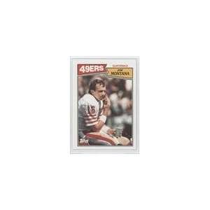  1987 Topps #112   Joe Montana: Sports Collectibles