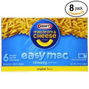Kraft Easy Mac Dinner, Original, 12.9 Ounce Boxes (Pack of 8)  