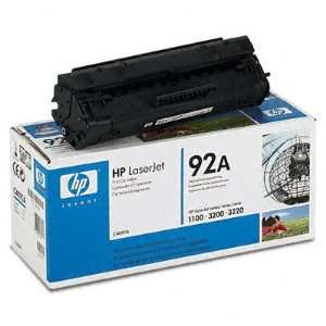    C4092A (HP 92A) Toner 2500 Page Yield Black Case Pack 1: Electronics