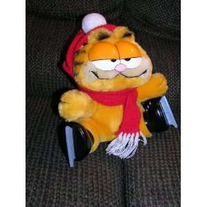    Vintage Plush 9 Garfield the Cat Ice Skater Doll Toys & Games