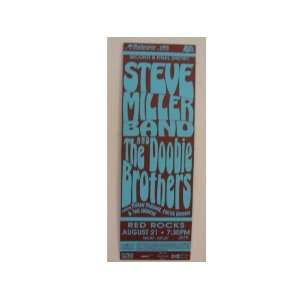 The Steve Miller Band And The Doobie Brothers Handbill Poster  
