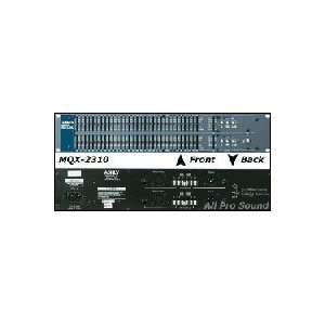  Ashly Audio MQX 2310 Dual 31 Band Graphic Equalizer 