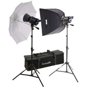   1000 Watt/Second 2 Head Kit with Umbrella and Softbox: Camera & Photo