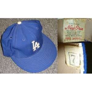  Late 1980s Pro Model Los Angeles Dodgers Baseball Hat   Mens MLB 