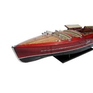 Ukm Gifts Typhoon Sports Cruiser Speed Boat Wooden Model 