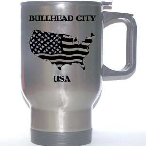  US Flag   Bullhead City, Arizona (AZ) Stainless Steel Mug 