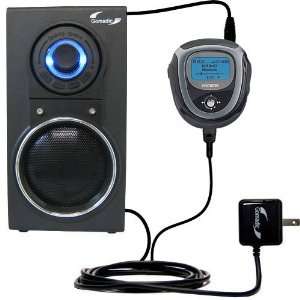 : 10 Watt Battery Powered Portable Amplified Audio Speaker with Dual 