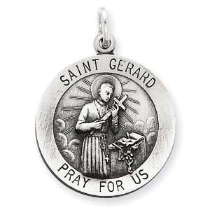  Sterling Silver Saint Gerard Medal Jewelry