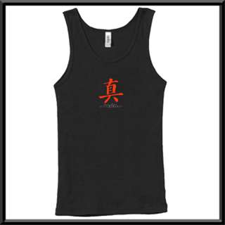 Japanese Chinese Truth Symbol WOMENS TANK TOPS S XL,2X  