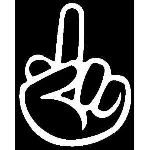 Middle Finger Sticker (Decal)   6