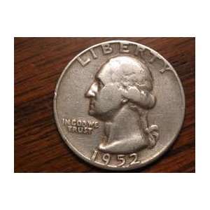  1952 U S Silver Quarter 