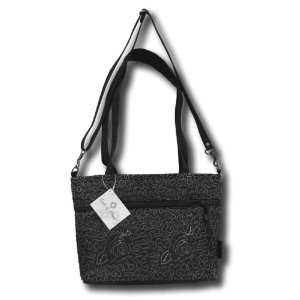   Sharp Quilted Black Pearl Quilt Jenna Handbag 32783 