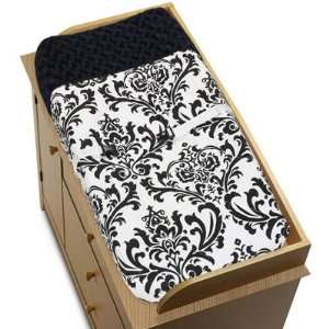   Black and White Isabella Baby Changing Pad Cover by JoJo Designs Baby