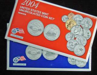 2004 U.S. MINT UNCIRCULATED COIN SET  