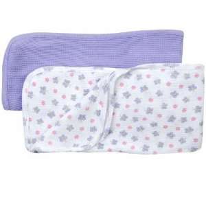    Koala Baby 2 Pack Thermal Blanket   Butterfly   Lilac: Baby