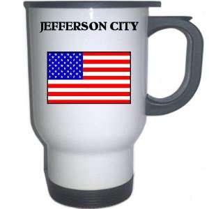  US Flag   Jefferson City, Missouri (MO) White Stainless 